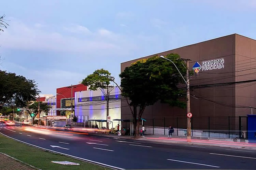 Fachada do Shopping Piracicaba: centro de compras vai retomar atividades com restriçõe — Foto: Divulgação/ Shopping Piracicaba